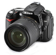F-S:Nikon D90 Digital SLR Camera with Nikon AF-S DX 18-105mm lens